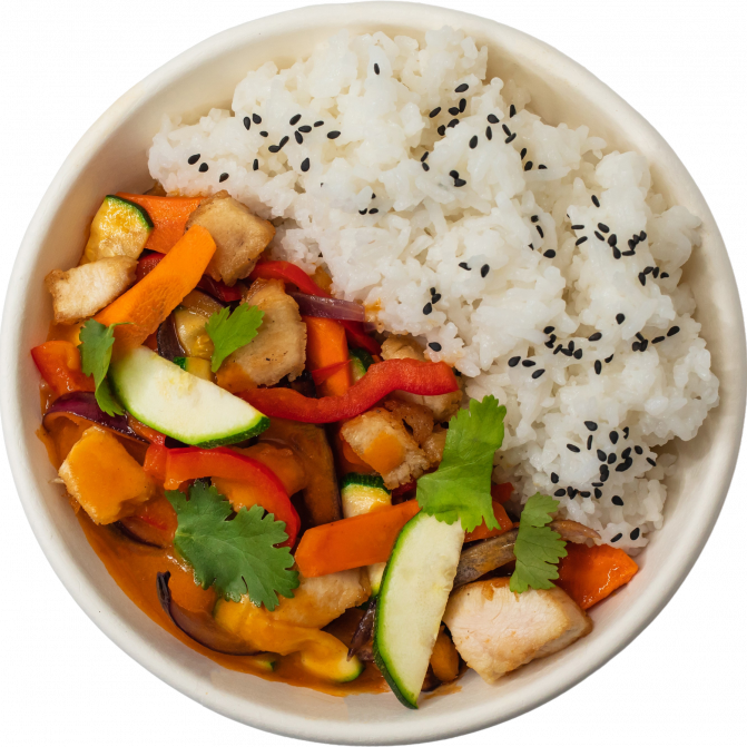 2.B Red curry - Krevety